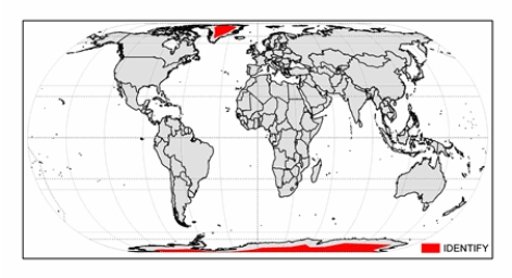 The climate zone shown on the map below is   A)  humid continental mild-summer. B)  subarctic. C)  cold midlatitude desert. D)  tundra. E)  ice cap.