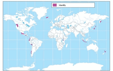 The soil order shown on the map is   A)  andisols. B)  histosols. C)  mollisols. D)  spodosols. E)  gelisols.