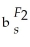 Use the equation for the question(s) below. Consider the following regression model: R<sub>s</sub> - r<sub>f</sub> = a<sub>s</sub> +   (R<sub>F</sub><sub>1</sub> - r<sub>f</sub>) +   (R<sub>F</sub><sub>2</sub> - r<sub>f</sub>) + e -The term   is a(n) : A) measure of the expected percent change in the excess return of a security for a 1% change in the excess return of the second factor portfolio. B) constant term. C) error term that has an expectation of zero and is uncorrelated with either factor. D) measure of the expected percent change in the excess return of a security for a 1% change in the excess return of the first factor portfolio.
