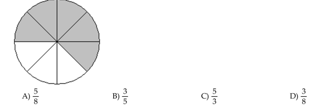 Write a fraction to represent the shaded portion of the figure.