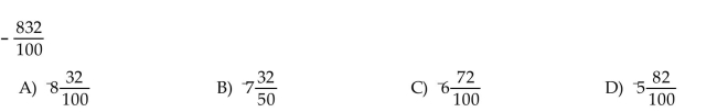 Change the following fraction to a mixed number.