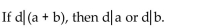 Classify as true or false, assuming that a, b, c, and d are whole numbers an    <div style=padding-top: 35px> 