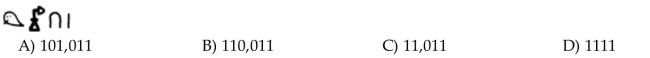 For the following, write an equivalent numeral in the Hindu-Arabic system.