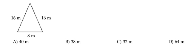 Find the perimeter of the figure.