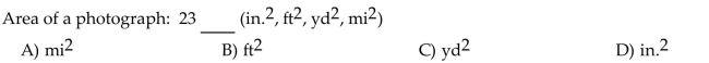 Choose the most reasonable unit of measure.