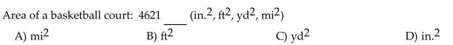 Choose the most reasonable unit of measure.