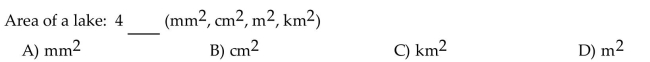 Choose the most reasonable unit of measure.