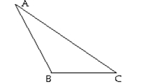 Solve. -Construct the perpendicular bisectors of the obtuse triangle.  