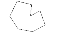 Choose the terminology that best classifies the given figure. -  A) Concave polygon B) Convex polygon C) Polygon D) Simple closed curve