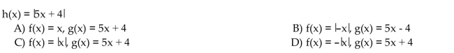 Find the requested composition of functions.