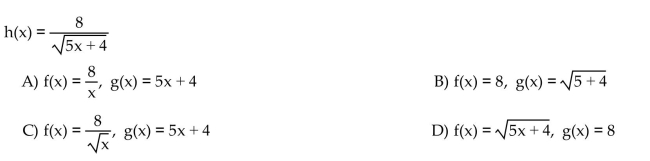 Find the requested composition of functions.