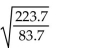 <strong>Use a calculator to approximate to three decimal places.  </strong> A)1251.868 B)2.673 C)1.635 D)-0.365 <div style=padding-top: 35px> 