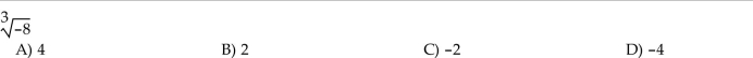 Find the following. Assume that the letter can represent any real number.  <div style=padding-top: 35px> 
