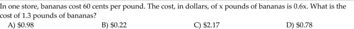 Substitute to find the value of the expression.