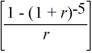 $785 = $40   +   ; r = 9.62% Calculator entries are N = 5, PV = −785, PMT = 40, FV = 1,000, CPT I/Y → 9.62 