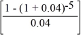 PV<sub>0</sub> = 60   +   ; PV<sub>0</sub> = $1,089.04 PV<sub>1</sub> = 60   +   ; PV<sub>1 </sub>= $1,111.51 Calculator entries for purchase price are N = 5, I/Y = 4, PMT = 60, FV = 1,000, CPT PV → 1,089.04 Calculator entries for ending price are N = 4, I/Y = 3, PMT = 60, FV = 1,000, CPT PV → 1,111.51 Total ending cash = 1,111.51 + 60 = 1,171.51 HPR= (1,171.51/1,089.04) − 1 = 7.57% 