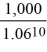 P<sub>10</sub> =   = $558.39 P<sub>9</sub> =   = $591.90 Taxes owed ($591.90 − $558.39)(.28) = $9.38 