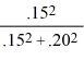 W<sub>A </sub>=   =   = 0.36; W<sub>B</sub> 0.64; E(r<sub>p</sub>) = (.36)(.20) + (.64)(.10) = .136 