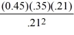  β =   =   =   = .75 