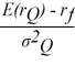 A =   3 =   3 × .0576 = E(r<sub>p</sub>) − .04 E(r<sub>p</sub>) = .1728 + .04 = 21.28% 