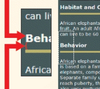   -By default,the content of an element has padding like the kind shown in the accompanying figure.