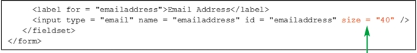   -What is the default length for the type of field shown in the accompanying figure? A)  10 characters B)  20 characters C)  30 characters D)  40 characters