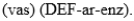 The pronunciation of the duct that carries sperm from the epididymis to the urethra is the A)    B)    C)    D)   