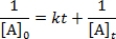 What is the integrated rate law for a zeroth-order reaction? A) rate = k[A]t B)    C)    D)    E)   