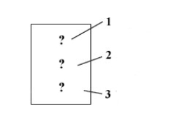 Consider the following figure which represents an element block on the periodic table.   If this is the block for the nonmetal found in period 3 group 5A,the question marks 1,2,and 3 should be filled in,respectively,with which of the following? A) 33,As,74.92 B) 23,V,50.94 C) 15,P,30.97 D) 39,Y,88.91