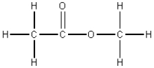 What is the name of the following?   A) ethyl formanate B) dimethyl ether C) dimethyl ester D) methyl acetate E) propanoic acid