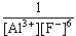 <strong>If an aluminum nitrate solution is added to a sodium fluoride solution the following equilibrium will be reached: Al<sup>3+</sup>(aq)+ 6 F<sup>-</sup>(aq)   AlF<sub>6</sub><sup>3</sup><sup>-</sup>(aq).For this equilibrium,K = 5.0 *10<sup>23</sup>.Choose the correct equilibrium constant and the correct direction favored at equilibrium.</strong> A)K =   reverse B)K =   forward C)K =   reverse D)K =   forward E)K =   forward <div style=padding-top: 35px> 