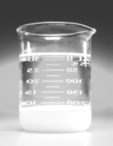 Consider the following beaker which has had its contents (KBr and water) mixed until no further change occurs.   Which of the following best describes the contents of the beaker? A) KBr - solute and water - solvent. B) Saturated solution C) Addition of enough water would produce an unsaturated solution D) A heterogeneous mixture. E) All of the above correctly describe the contents of the beaker..