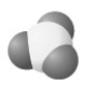 Consider the following model.   What is the molecular geometry surrounding the central atom? A) Angular (bent)  B) Tetrahedral C) Linear D) Trigonal planar E) Trigonal pyramid