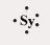 Which of the following elements has the Lewis symbol below,where Sy represents the elemental symbol?   A) Li B) Mg C) Ga D) Sn E) Bi