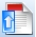 In IBM SPSS, what does clicking on this icon do?   A) Shift part of the SPSS output upwards. B) Return you to the data editor. C) Take you to the first output in the viewer window. D) Enable you to add a title to the SPSS output.
