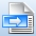 In IBM SPSS, what does clicking on this icon do?   A) Take you to the syntax window. B) Take you to the last SPSS output in the viewer. C) Enable you to write text in the SPSS output. D) Move the current output to become part of the previous output in the tree structure of the viewer window.