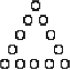 In an experiment with patients, a group of researchers used nonlinguistic hierarchical shape stimuli such as the example here. How did the results differ from those obtained with hierarchical letter stimuli?   A) The results were the same regardless of whether letter stimuli or shape stimuli were used. B) Neither patient group showed any local impairment when shape stimuli were used instead of letters. C) Neither patient group showed any global impairment when shape stimuli were used instead of letters. D) Neither patient group showed global or local impairment when shape stimuli were used instead of letters.