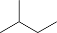 What is the molecular formula for the compound illustrated below?   A) C<sub>5</sub>H<sub>8</sub> B) C<sub>5</sub>H<sub>9</sub> C) C<sub>5</sub>H<sub>10</sub> D) C<sub>5</sub>H<sub>11</sub> E) C<sub>5</sub>H<sub>12</sub>