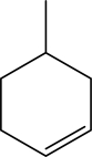 What is the molecular formula for the following compound?   A) C<sub>6</sub>H<sub>11</sub> B) C<sub>6</sub>H<sub>12</sub> C) C<sub>7</sub>H<sub>11</sub> D) C<sub>7</sub>H<sub>12</sub> E) C<sub>7</sub>H<sub>14</sub>