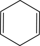 <strong>Which of the following structures represents cyclohexene?</strong> A) B) C) D) E)