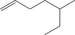 <strong>Name the compound. </strong> A)3-methyl-6-heptene B)5-ethyl-1-hexene C)5-methyl-1-heptene D)2-ethyl-5-hexene E)3-methylpentylethylene