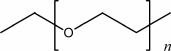 The repeating unit of poly(ethylene glycol) ,a commercially important oligomeric liquid that is soluble in both polar and nonpolar liquids,is shown.With what monomer or combination of monomers is the synthesis of PEG begun?   A)    B)    C)    D)    E)   