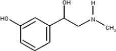 Phenylephrine (PE; see the structure below) is a nasal decongestant and is the active ingredient in Sudafed,which contains phenylephrine hydrochloride (PEHCl) .This conjugate acid of phenylephrine (PEH<sup>+</sup>) has a pK<sub>a </sub>= 5.5.At a physiological pH of 7.4,what is the ratio of concentrations,[PE]/[PEH<sup>+</sup>]?   A) 6.7 B) 0.01 C) 0.14 D) 79 E) 21