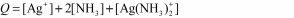  Write the expression for the reaction quotient for the reaction,Ag<sup>+</sup>(aq) + 2 NH<sub>3</sub>(aq)  \leftrightarrows  Ag(NH<sub>3</sub>) <sub>2</sub><sup>+</sup>(aq)  A)    B)    C)    D)    E)    