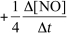  For the reaction CH<sub>4</sub>(g) + 4 NO(g)  \to  2 N<sub>2</sub>(g) + CO<sub>2</sub>(g) + 2 H<sub>2</sub>O(g) ,the rate of the reaction in terms of the change in nitrogen monoxide concentration would be written as __________ A)    B)    C)    D)    E)    