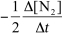 For the reaction CH<sub>4</sub>(g) + 4 NO(g) \to 2 N<sub>2</sub>(g) + CO<sub>2</sub>(g) + 2 H<sub>2</sub>O(g) ,the rate of the reaction in terms of the change in nitrogen concentration would be written as __________ A) B) C) D) E)