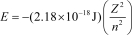 The energy of a one-electron atom or ion is given by   ,where Z is the atomic number of the element.Which of the following one-electron ions would require the most energy to remove its electron? A) Li<sup>2+</sup> B) Be<sup>3+</sup> C) He<sup>+</sup> D) B<sup>4+</sup> E) C<sup>5+</sup>
