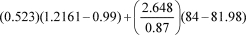If the following arithmetic operations are carried out,how many significant figures should be reported in the answer?   A) 1 B) 2 C) 3 D) 4 E) 5