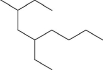 What is the systematic name of the molecule shown?   A) 3-methyl-5-butylheptane B) 2,4-diethyloctane C) 2-methyl-4-ethylhexane D) 3-methyl-5-ethylnonane E) 4-ethyl-7-methylnonane