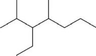 What is the systematic name of the molecule shown?   A) 4-methyl-5-isopropylheptane B) 3-propyl-4-methylheptane C) 2-methyl-3,4-diethylpentane D) 2,4-dimethyl-3-ethylheptane E) 3-ethyl-2,4-dimethylheptane